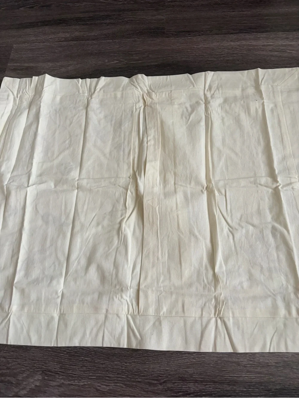 Pottery Barn cream linen